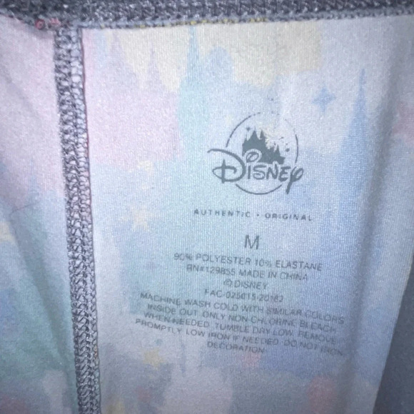 Disney Parks MAGIC KINGDOM Colorful Castles Women’s Leggings Size Medium 2020 - Picture 4 of 5